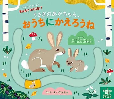 うさぎのあかちゃん、おうちにかえろうね : うごかしてあそべるえいごでもたのしめるの表紙